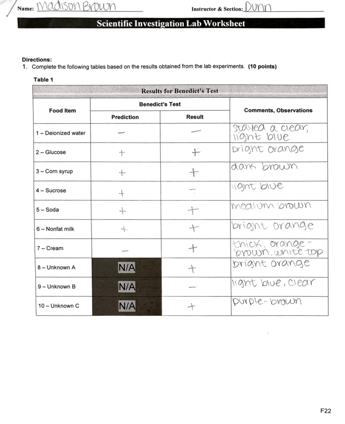 Macromolecule Lab lab BIO181 Studocu