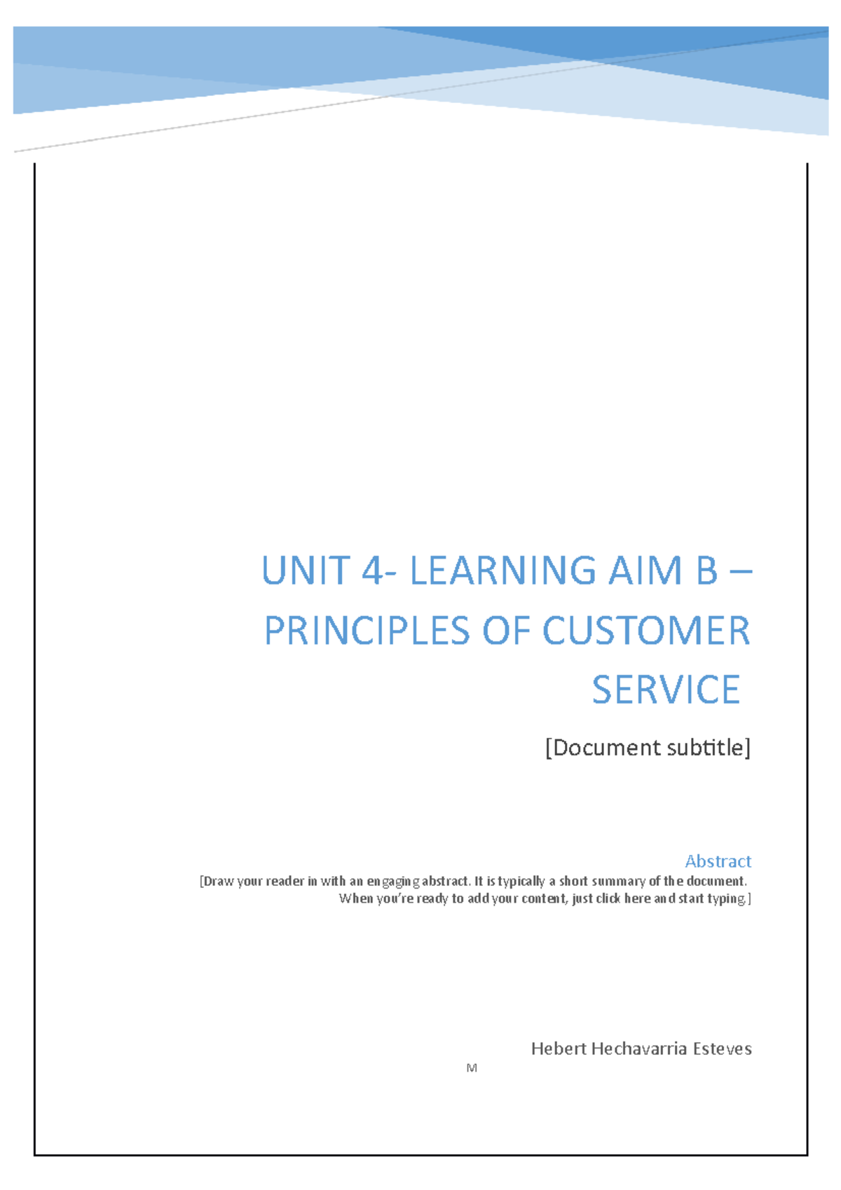 Learning Aim B - This is a new, self-paced CPD course to support all ...
