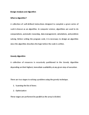 Design Analysis and Algorithm 5 - DHVSU - Studocu