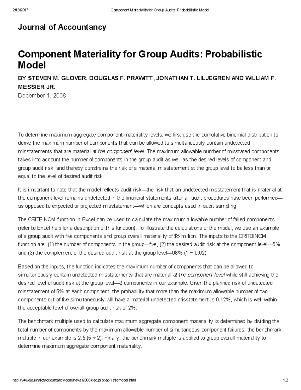 component-materiality-for-group-audits-probabilistic-model-2-19-2017