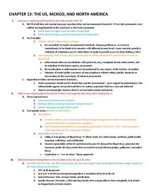 IR 292 Exam 1 Study Guide - The United States in a Global Economy 1 ...
