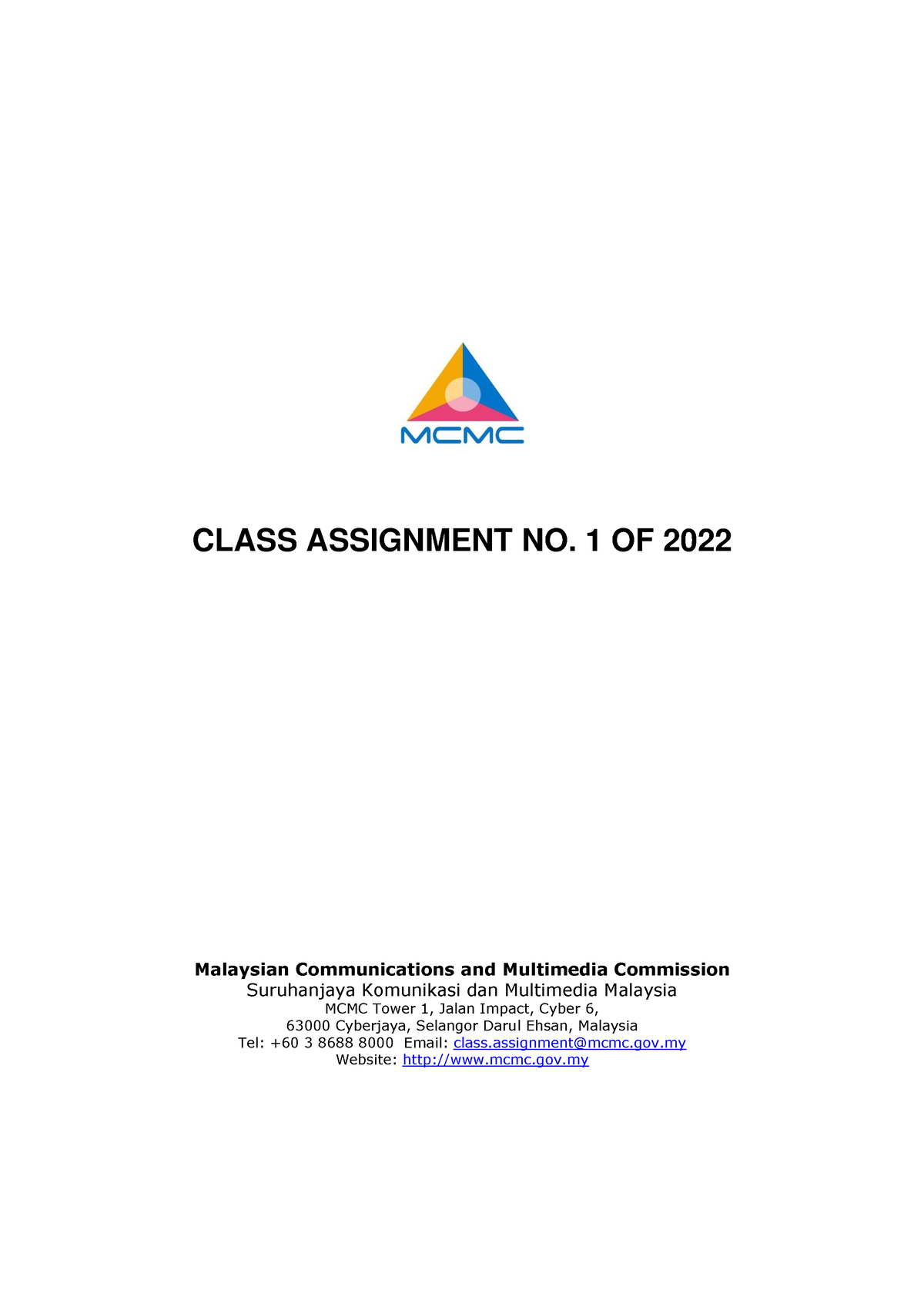 class assignment mcmc 2022