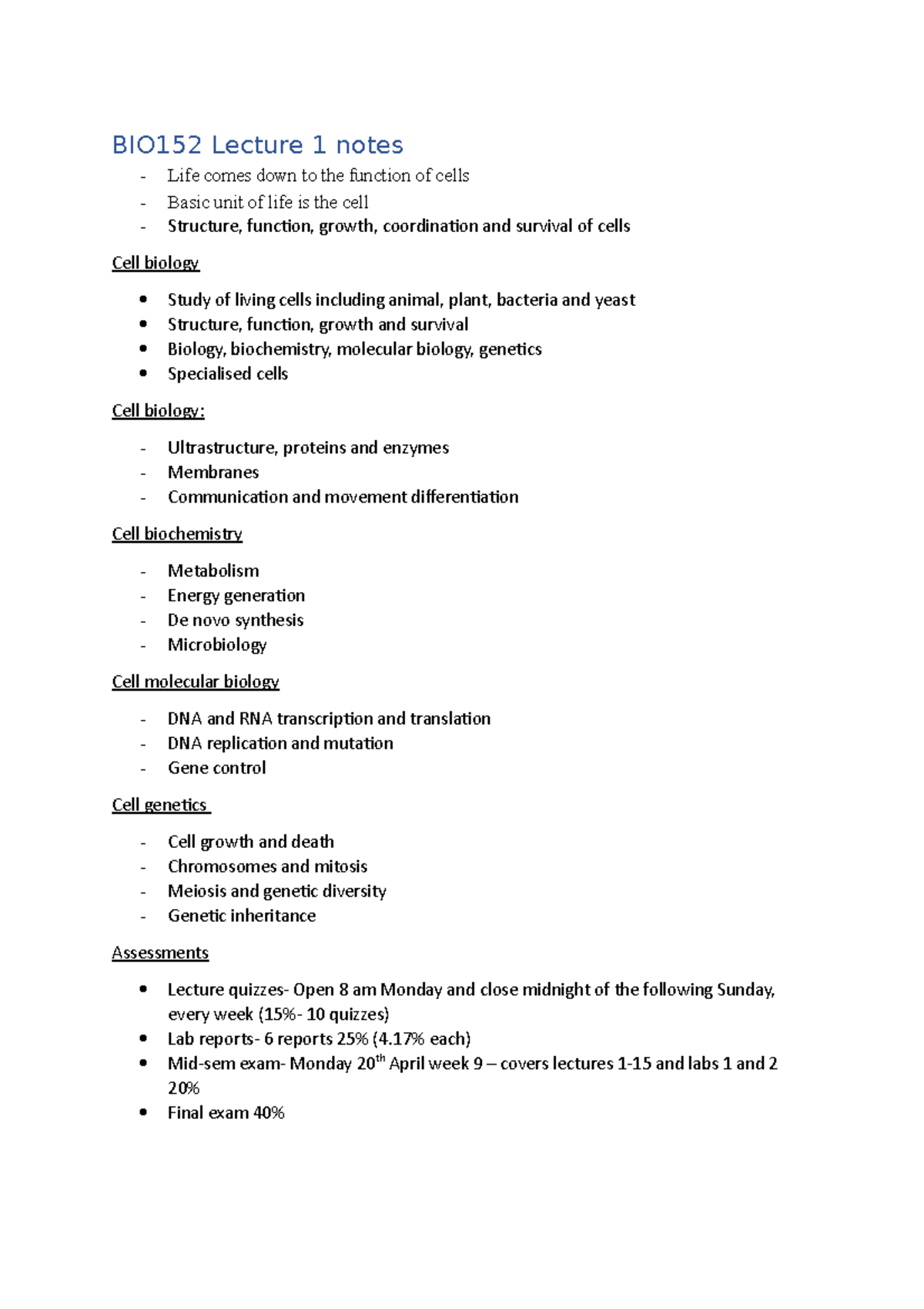 lecture-1-notes-bio152-lecture-1-notes-life-comes-down-to-the