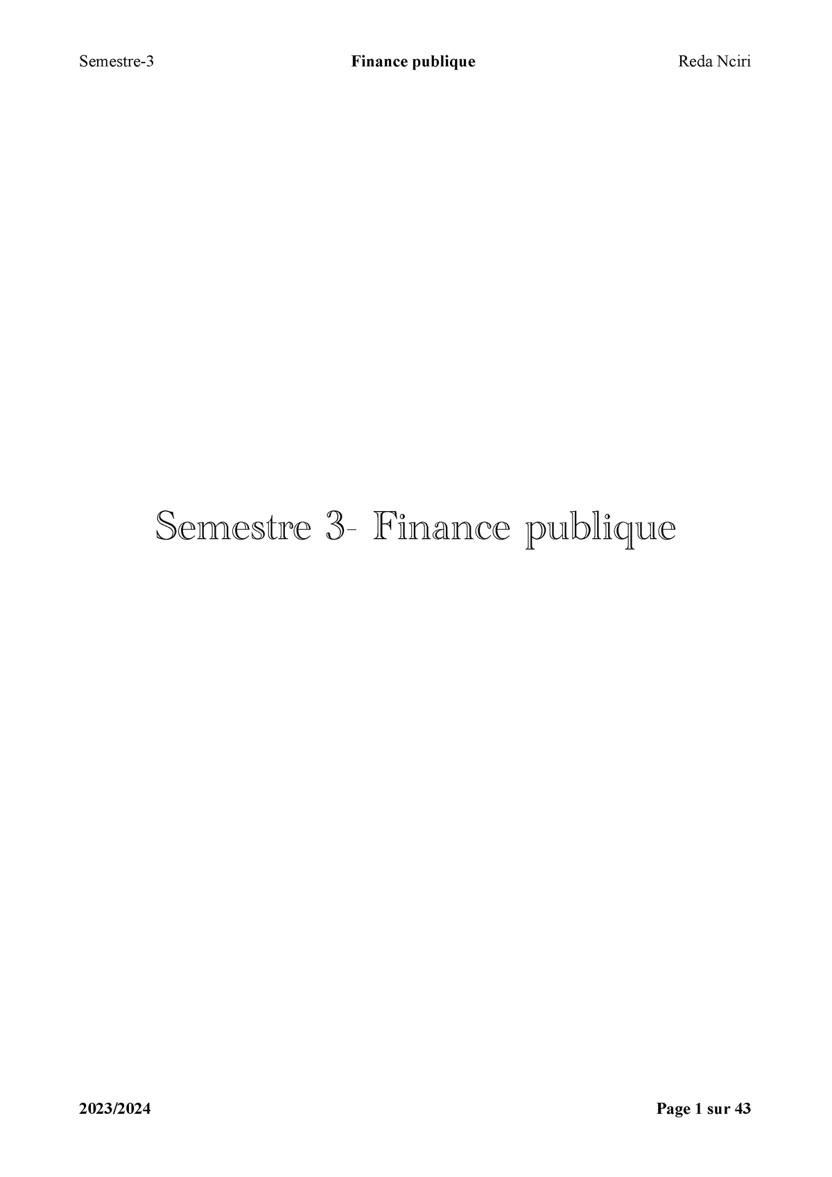 dissertation en finance publique