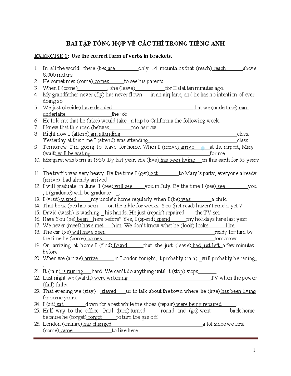 Review TEST(20230719 205216) - BÀI TẬP TỔNG HỢP VỀ CÁC THÌ TRONG TIẾNG ...