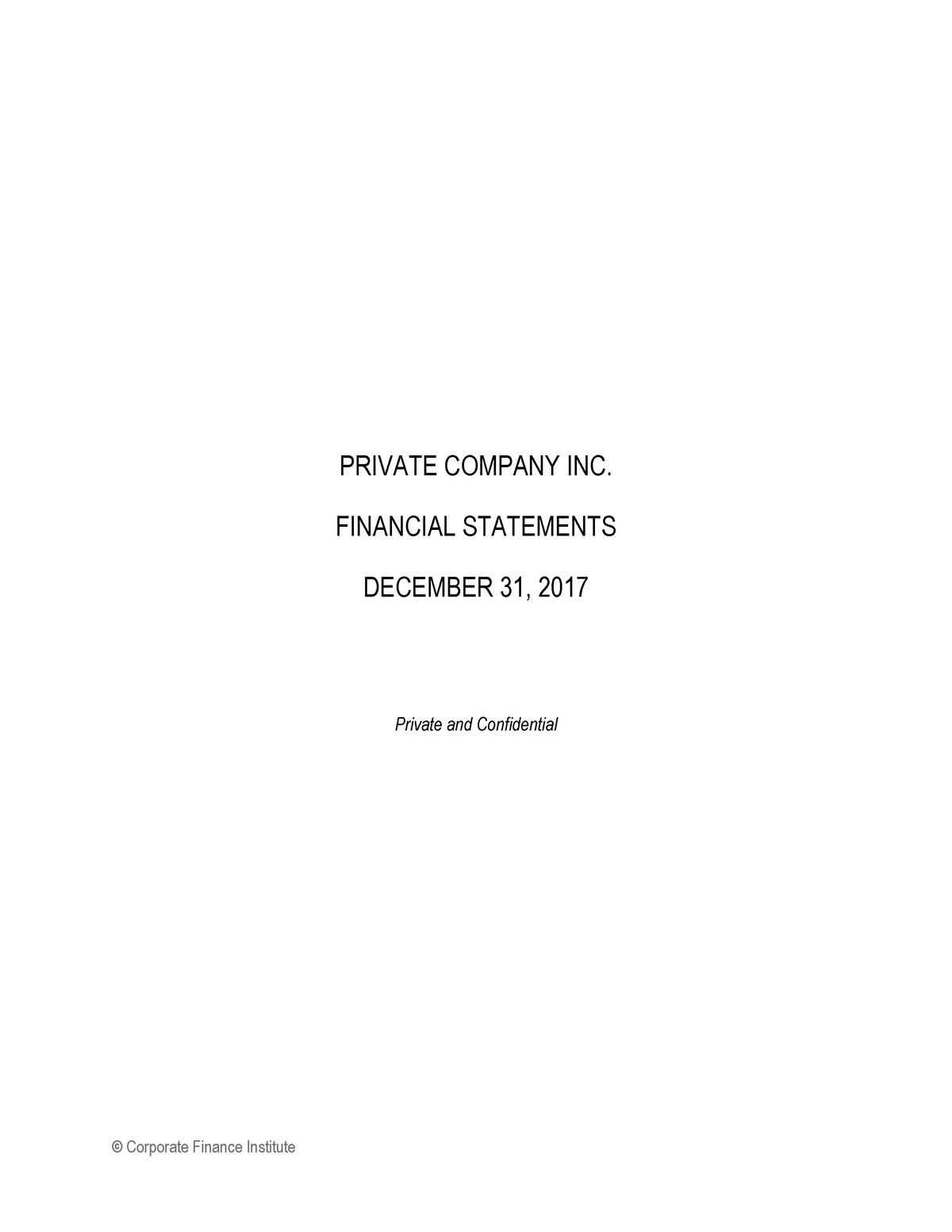 Case Study Financial Statements Future Prospects PRIVATE COMPANY   Thumb 1200 1553 