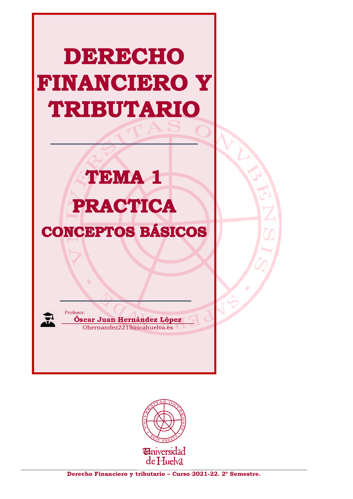 20220224 Tema 1 - Conceptos Basicos - Derecho Financiero Y Tributario 3 ...