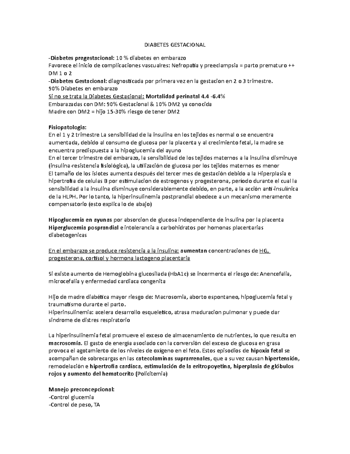 glucemia diabetes posprandial gestacional que glucemia diabetes posprandial gestacional que