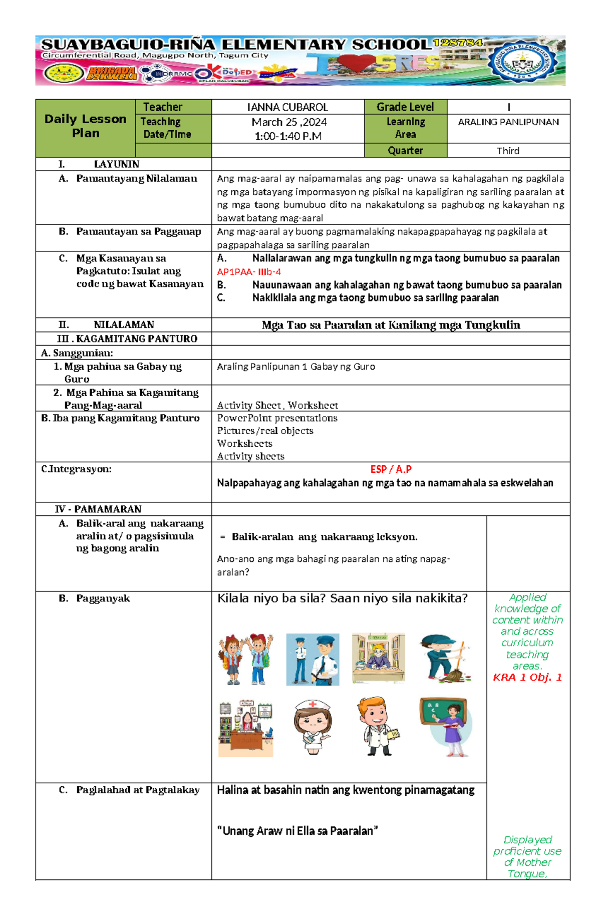 COT-3-A - A LESSON PLAN FOR COT - Daily Lesson Plan Teacher IANNA ...