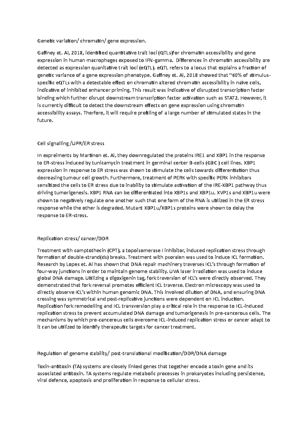 Gene expression essay image