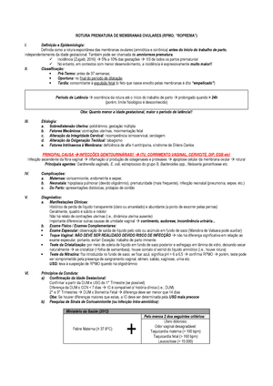 Rotura Prematura De Membranas Ovulares Rotura Prematura De Membranas Ovulares Studocu