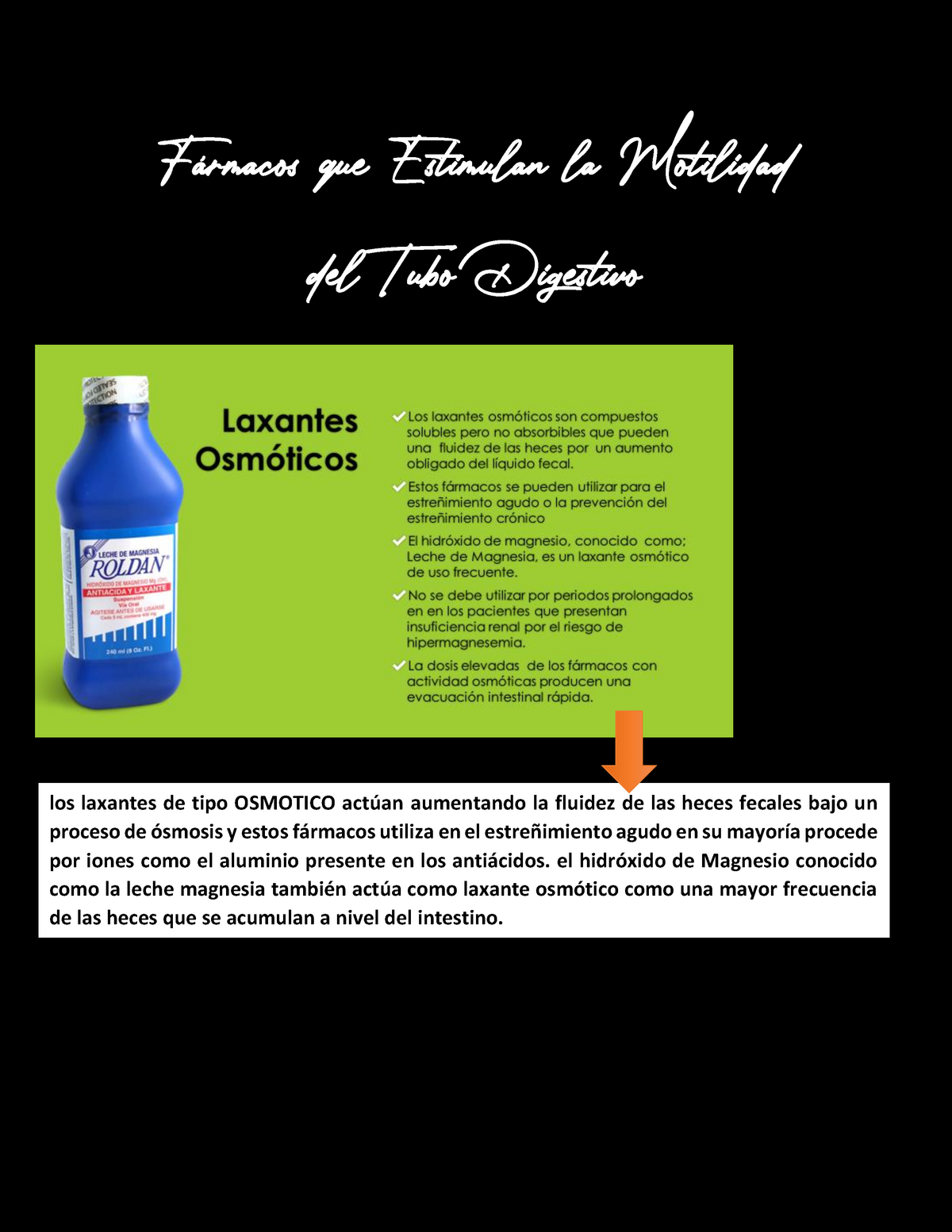 El hidróxido de magnesio, más conocido como leche de magnesia