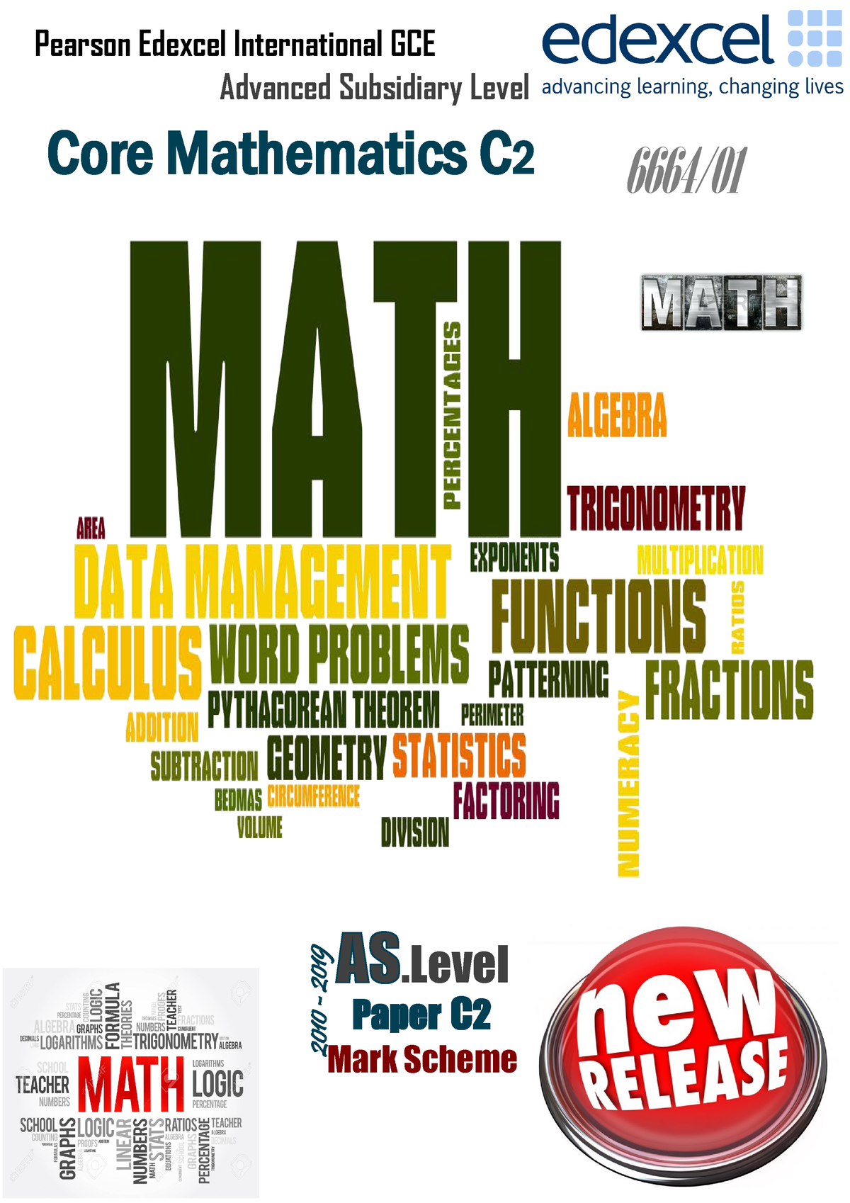 A.S Level Math Edexcel Mark Scheme C2 2010-2019 - AS Mark Scheme Core ...