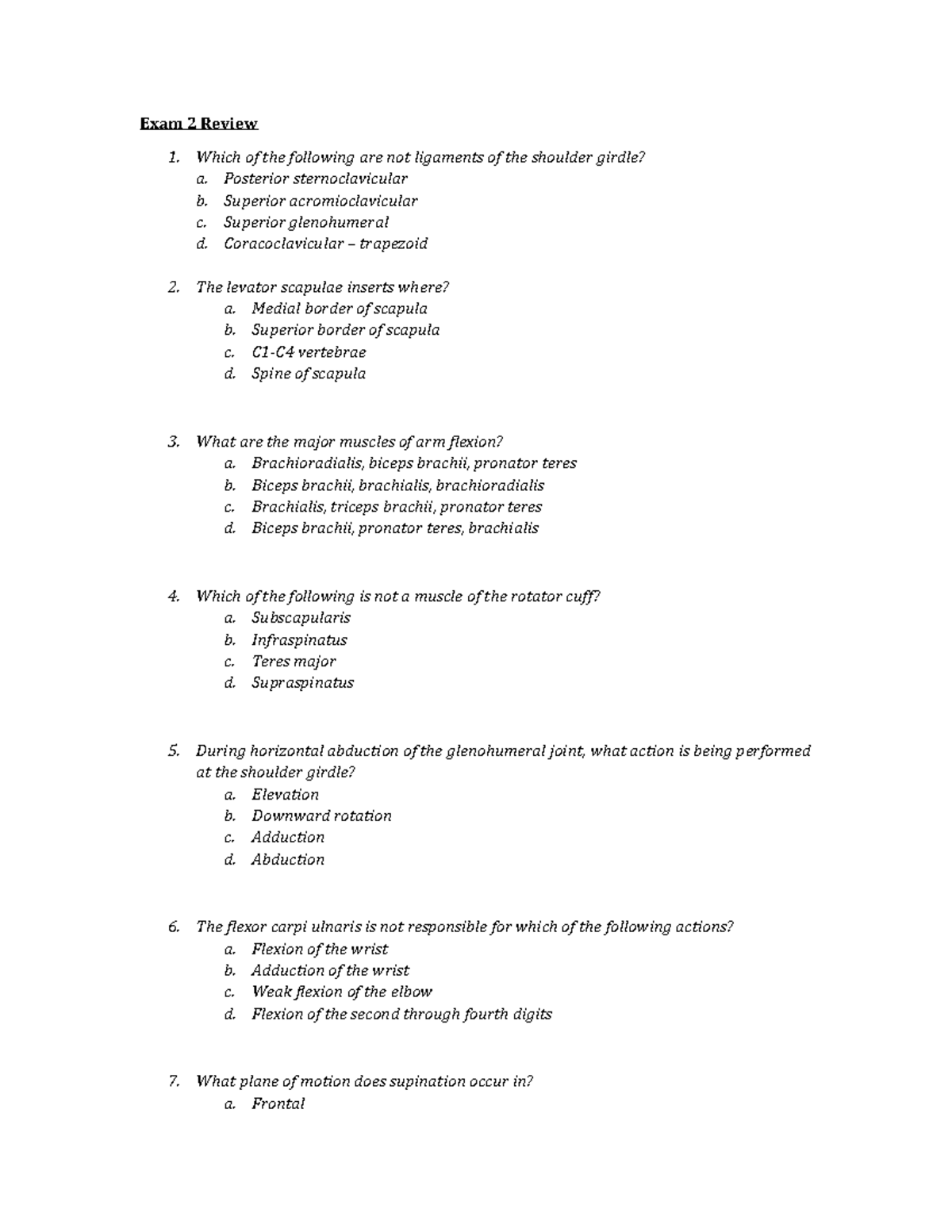 Exam+2+Review+w+answers - Exam 2 Review Which of the following are not ...