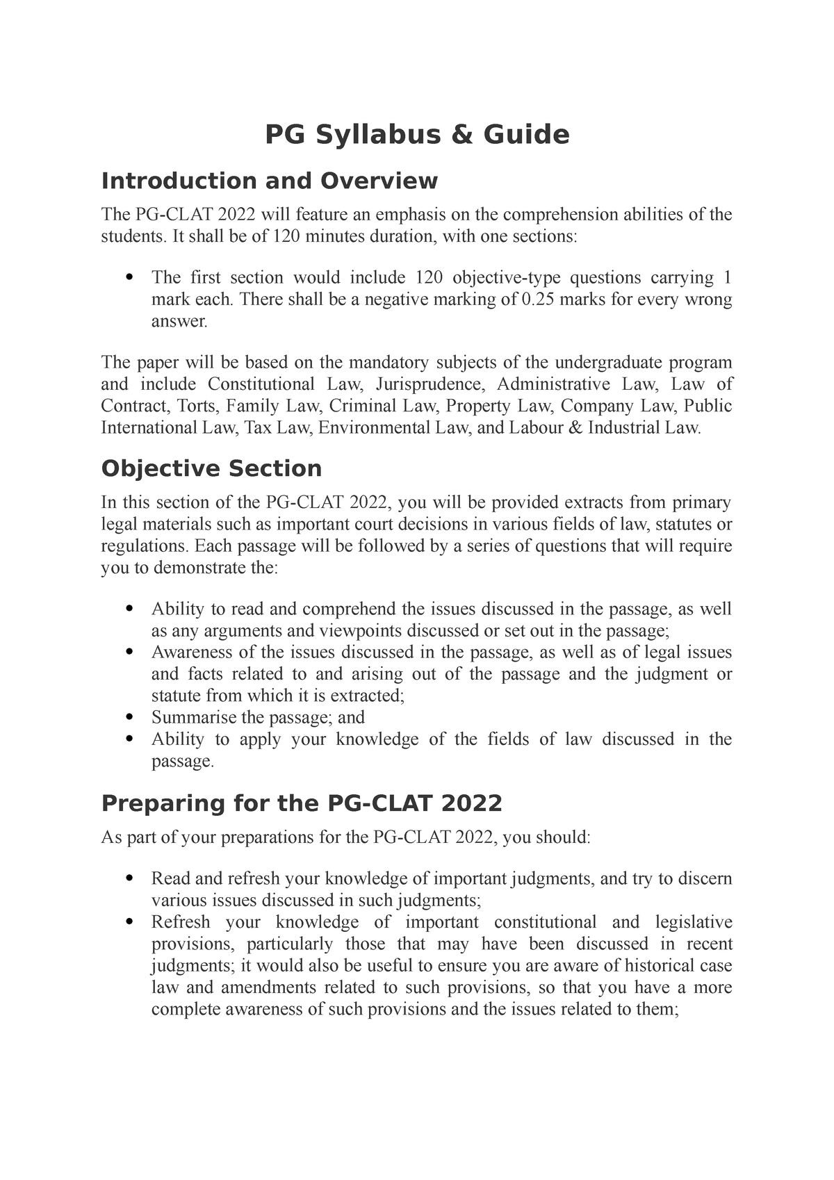 clat-syllabus-for-entrance-exam-of-llm-pg-syllabus-guide