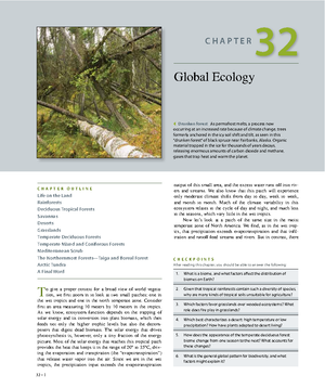 Evolution and Ecology Lecture Outline - Environmental Science Notes ...