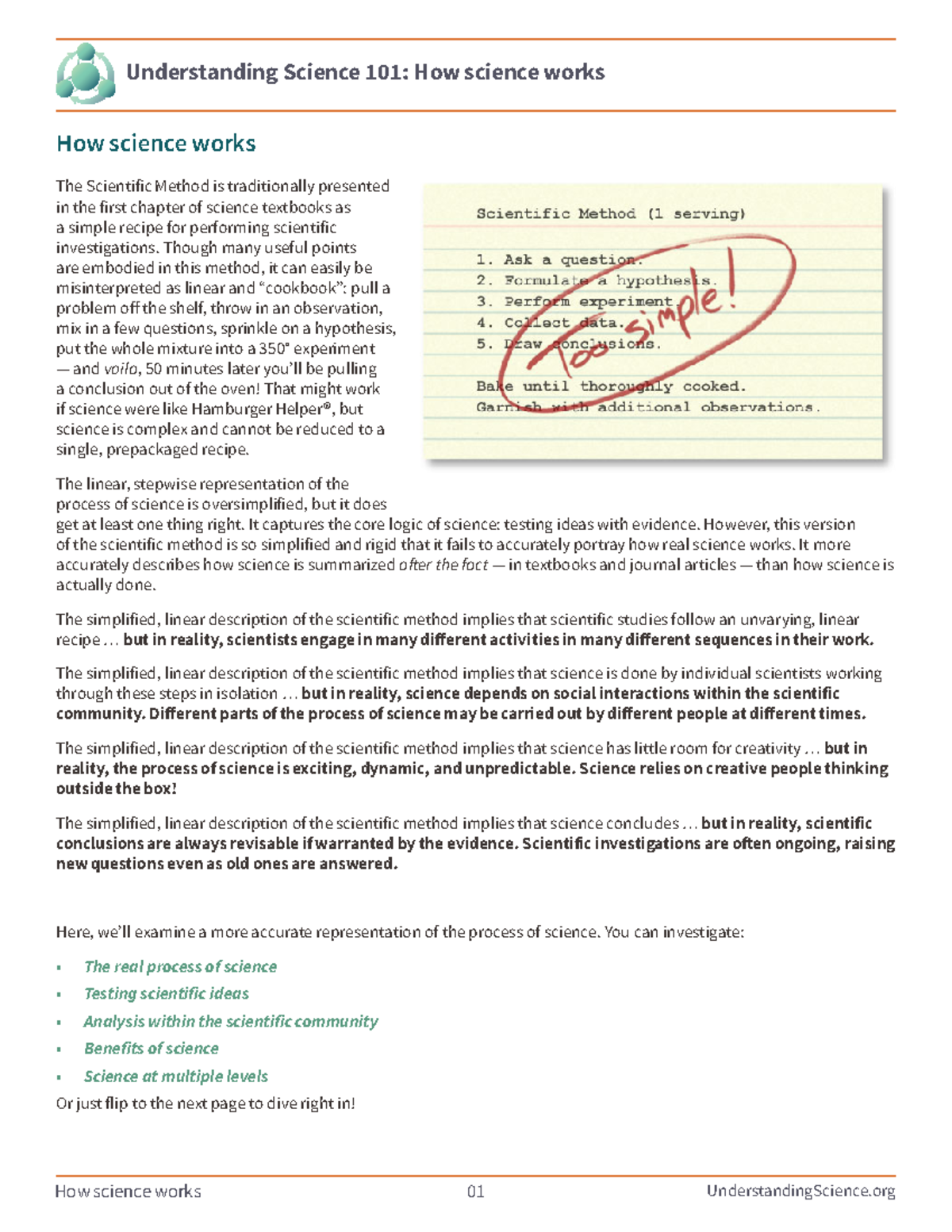 Und Sci 101 How Science Works - Understanding Science 101: How science ...