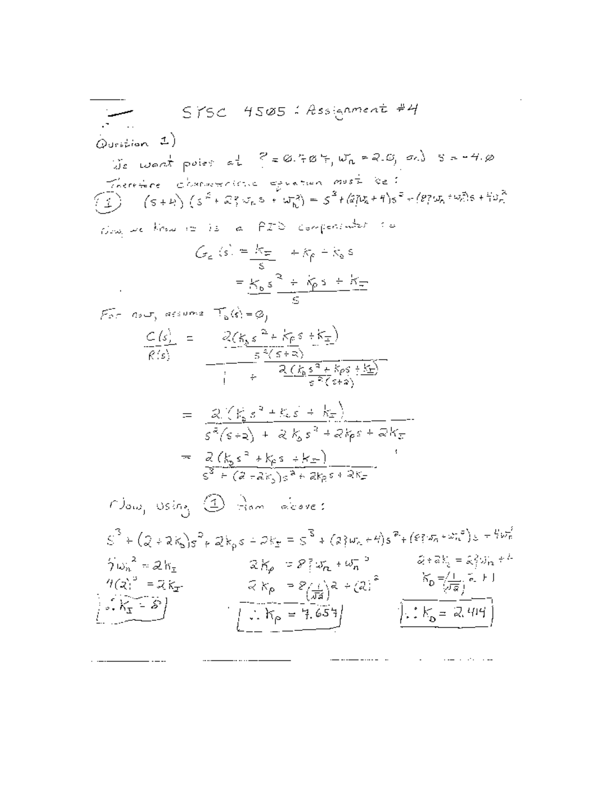 Assignment 4 Solutions - Sysc 4505 - Carleton - Studocu
