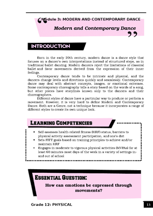 Health Optimizing Physical Education 3 Module 2 - Re p ub lic o f the ...