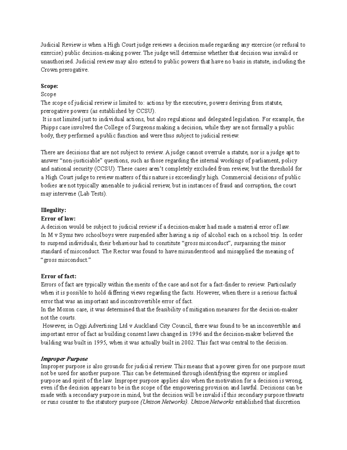 public-cheatsheet-2021-final-test-judicial-review-judicial-review