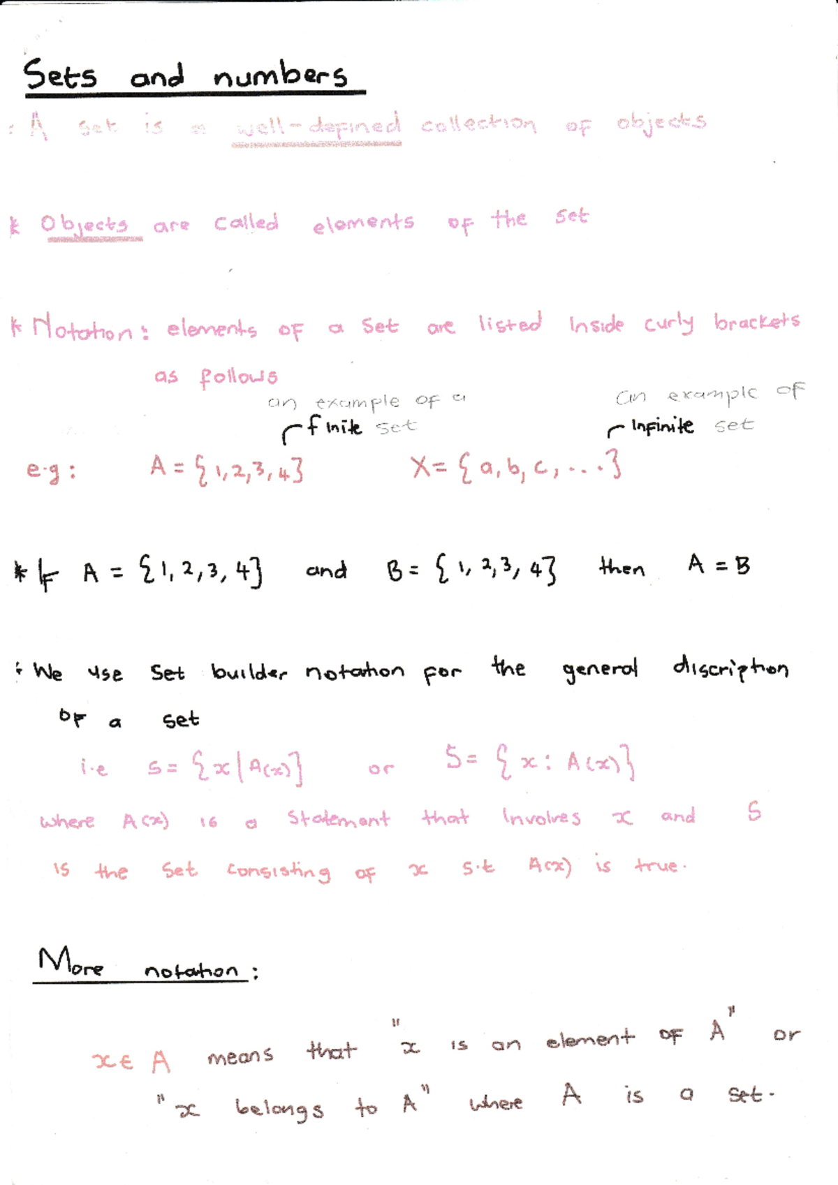 Lecture 1 (sets and numbers) - EMA105B - Studocu