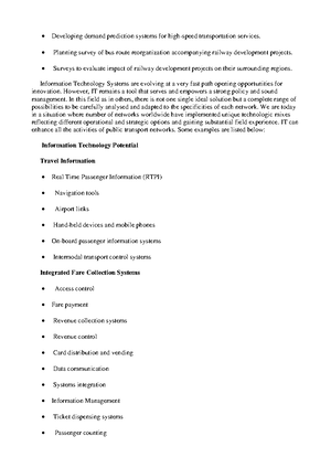 Trans. Man 3 - Notes - Traffic signal priority systems Congestion ...