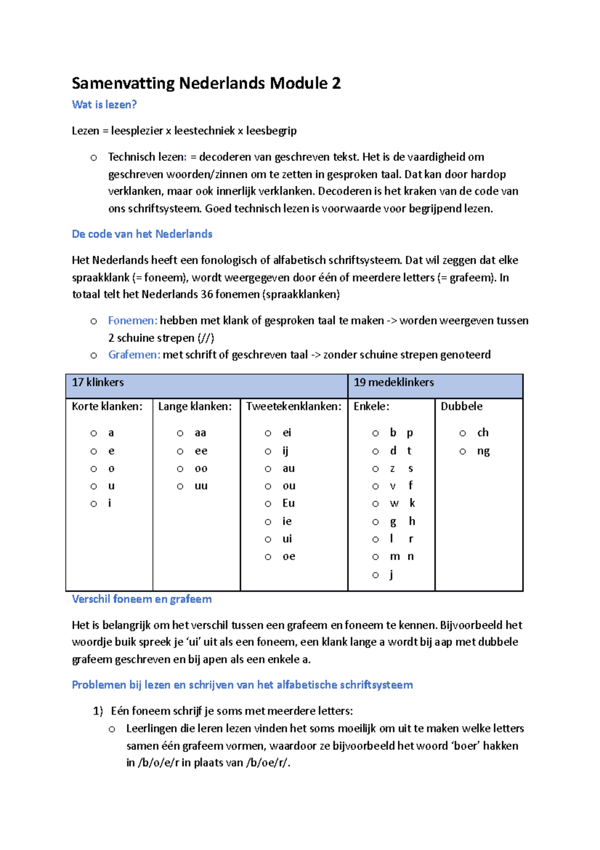 Ned Module 2 Samenvatting - Samenvatting Nederlands Module 2 Wat Is ...