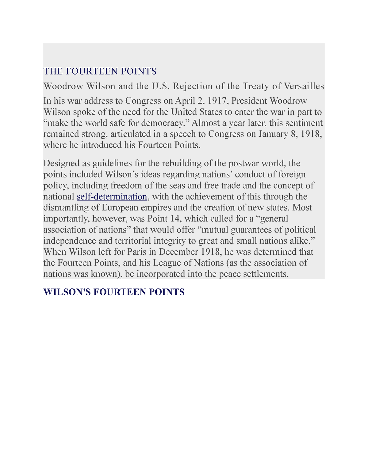 14-points-lecture-notes-the-fourteen-points-woodrow-wilson-and-the