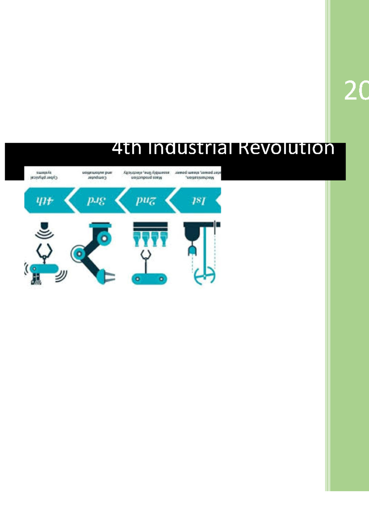 1 4th Industrial Revolution 20 4th Industrial Revolution Table of