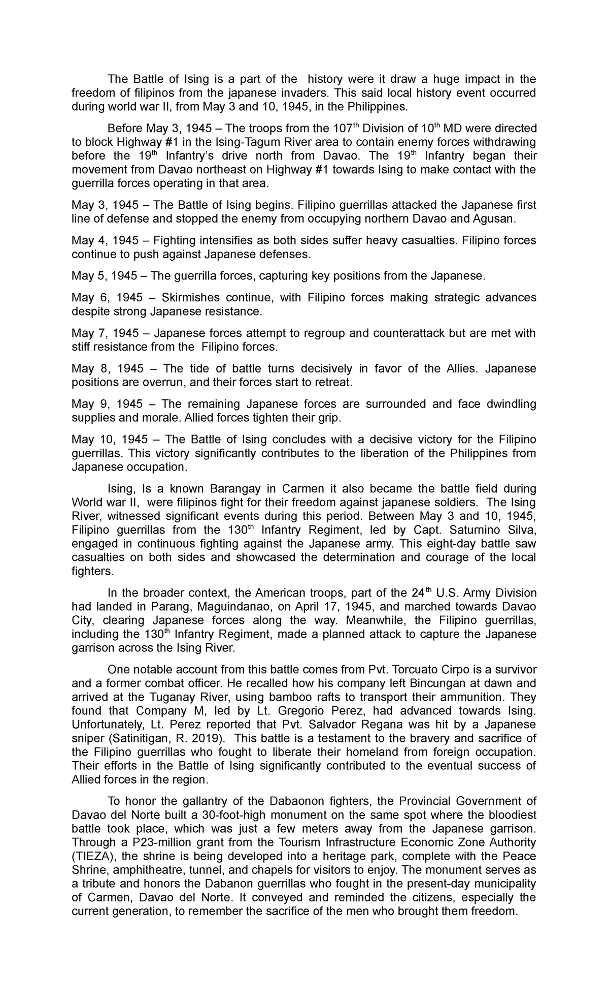 Document-9 - Documents about the history of Ising - The Battle of Ising ...