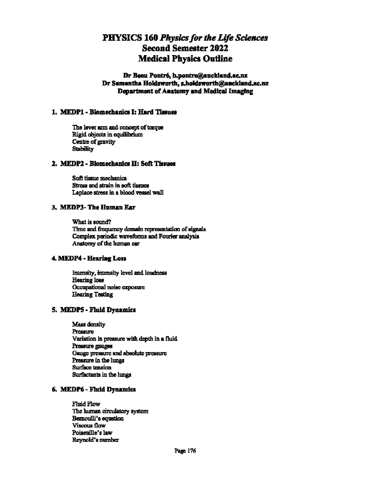 Medphys medicinal physics notes from physics 160 Physics for the Life Sciences Studocu