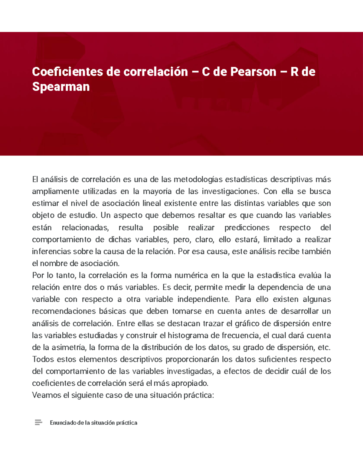 Coeficientes de correlacion c de pearson r de spearman - El análisis de ...