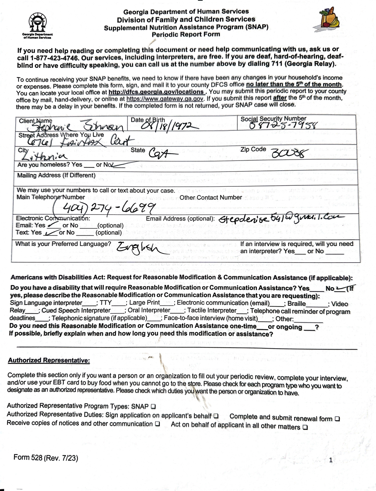 Periodic report 1 - Great study please memorize it - Georgia Department ...