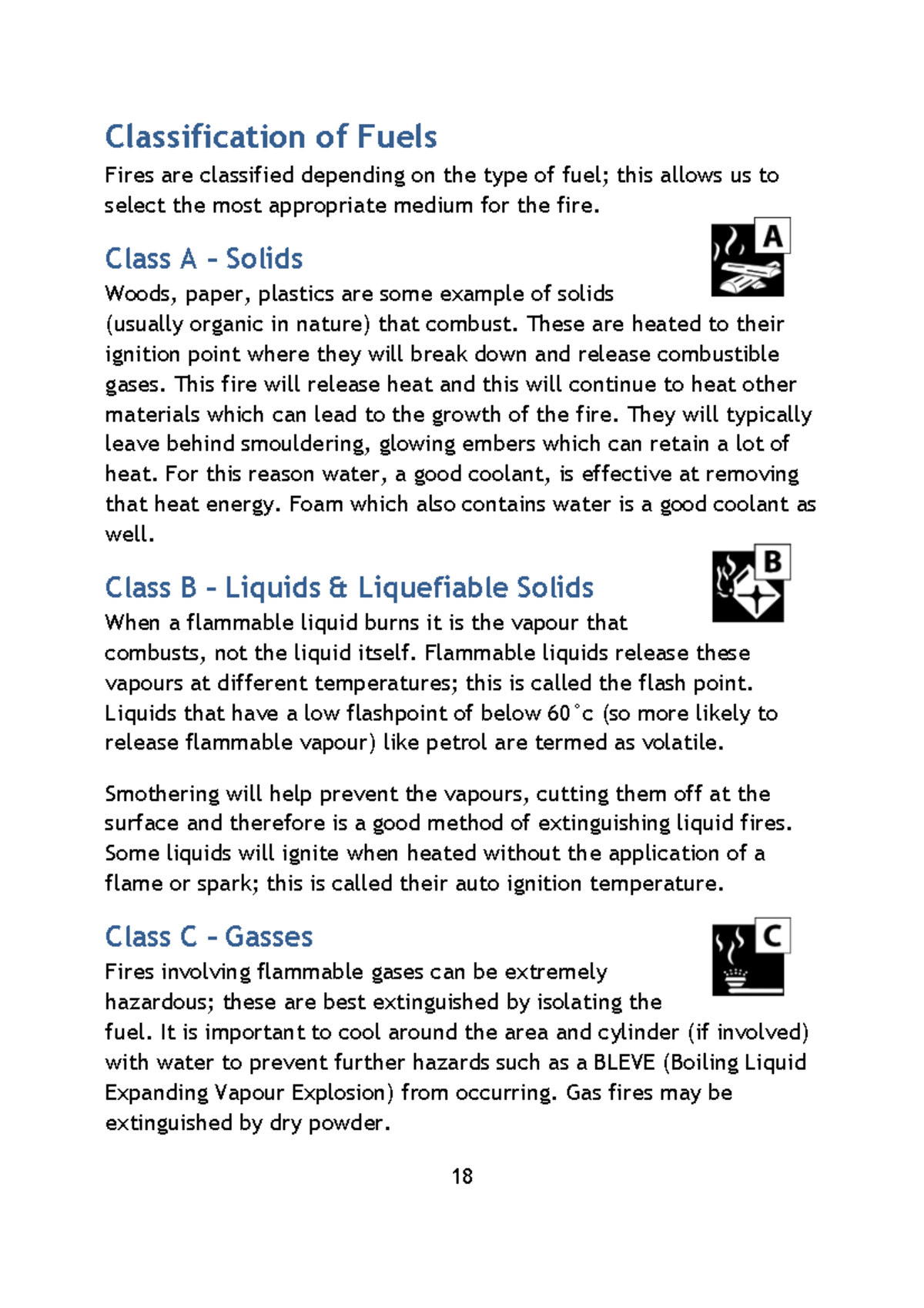 Lecture 2Classification of Fuel Classification of Fuels Fires are