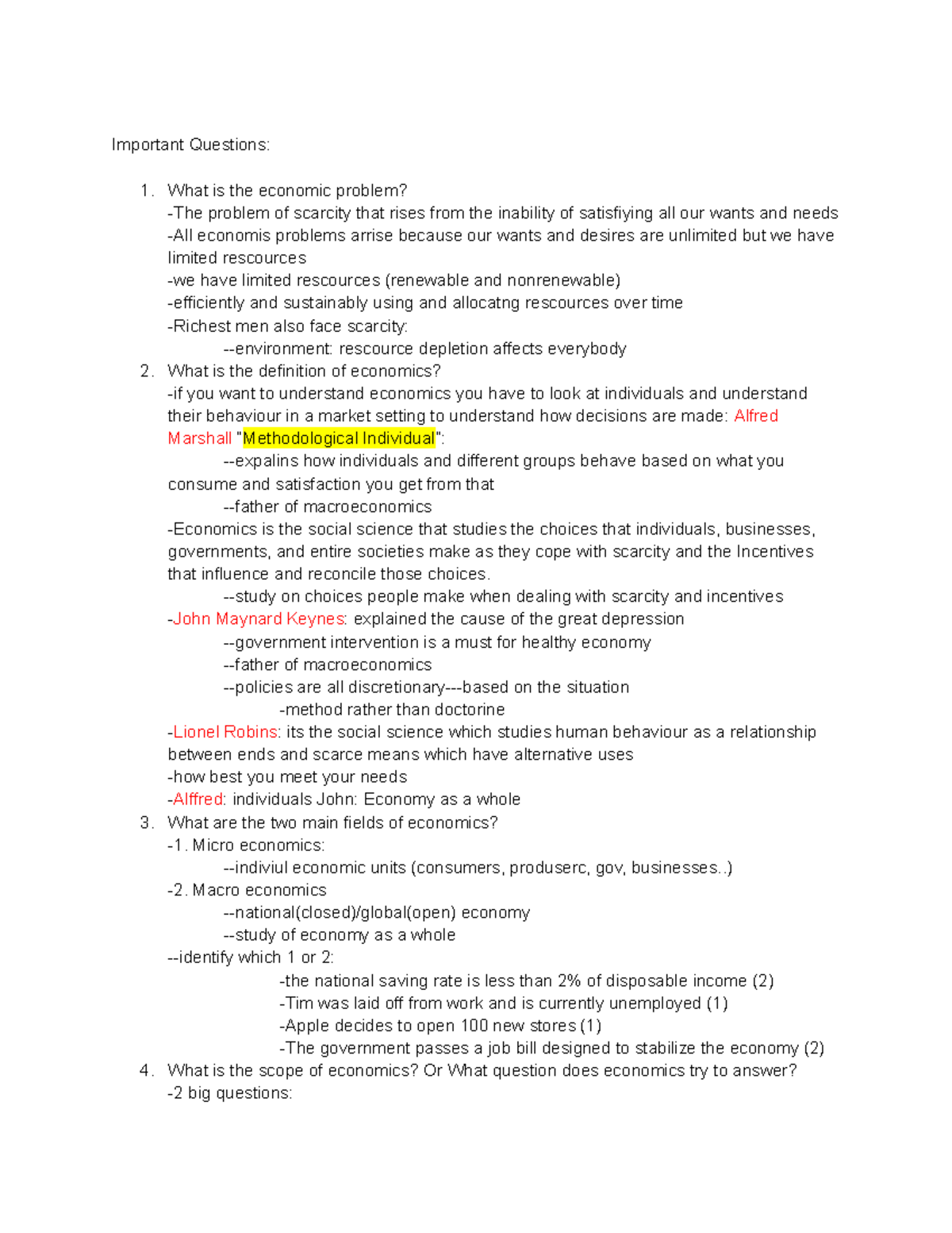 econs-ch-1-notes-important-questions-what-is-the-economic-problem