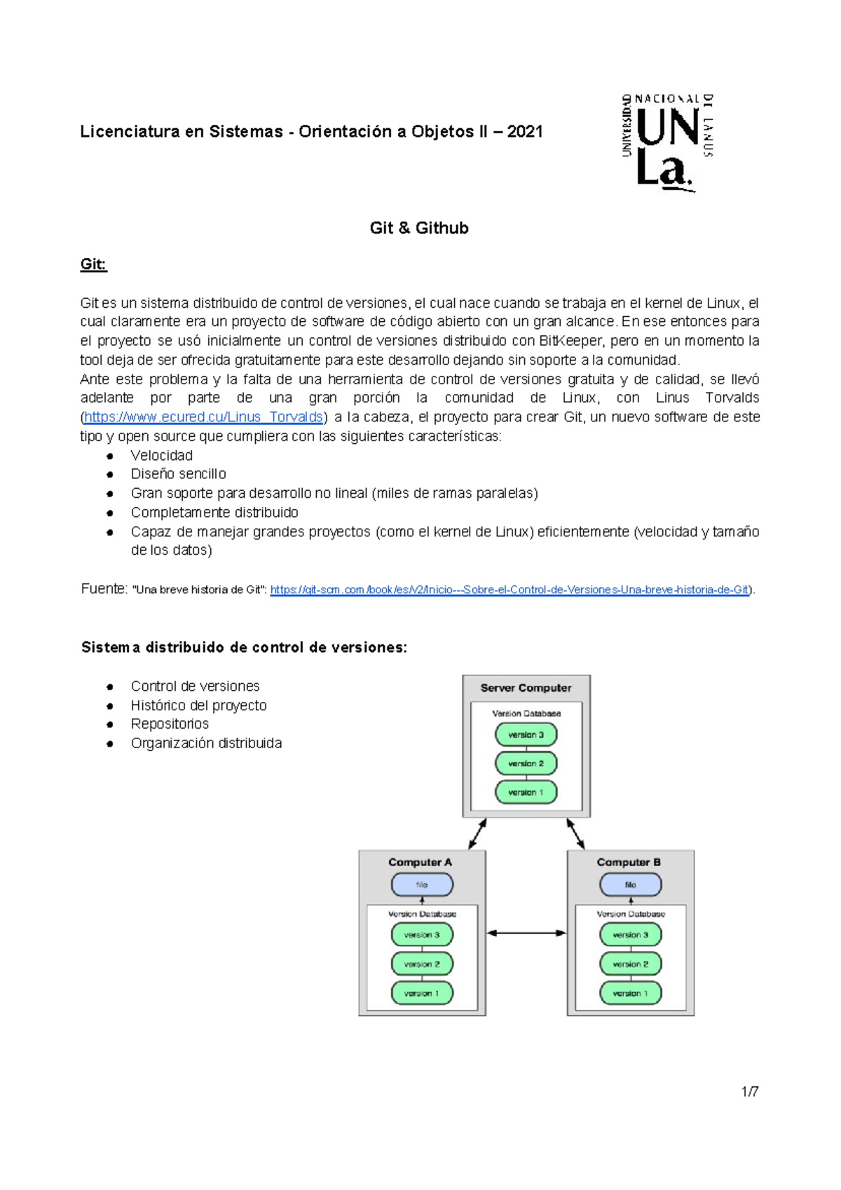 OO2 2021 Git Github - Licenciatura en Sistemas - Orientación a Objetos ...