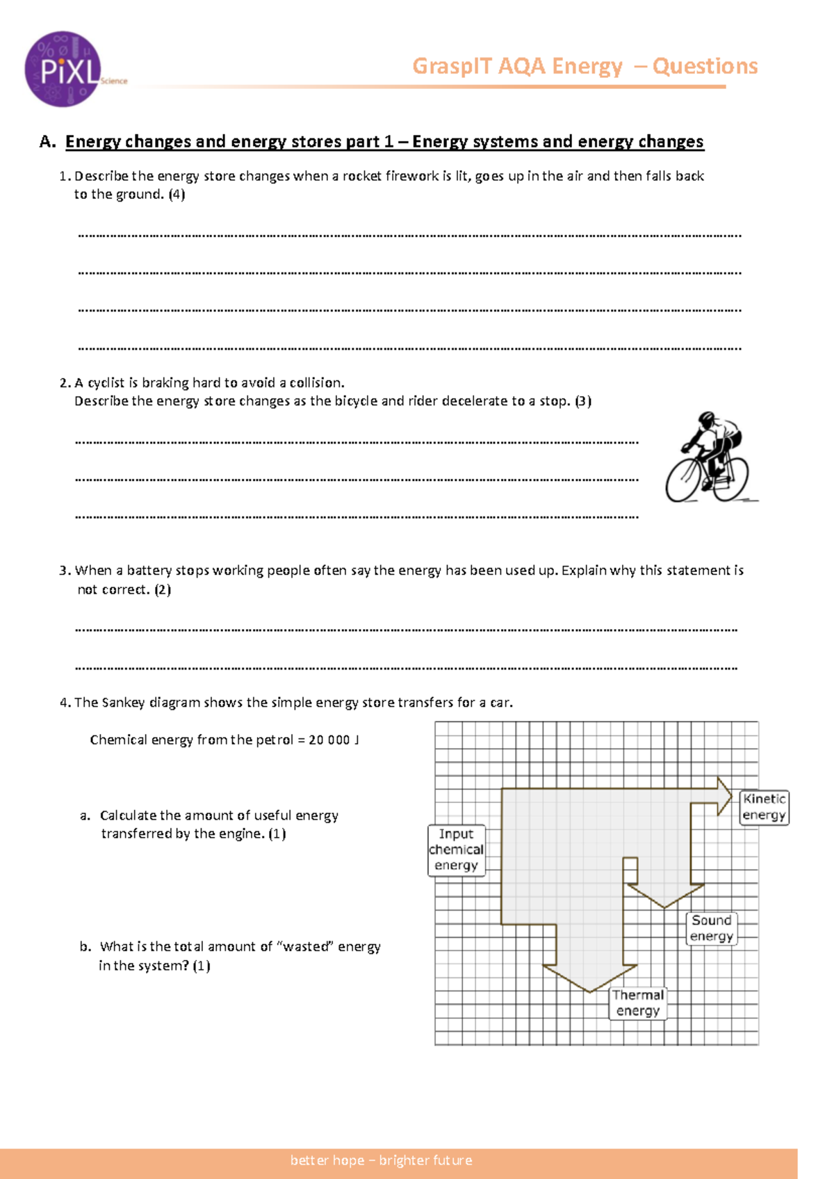 Energy Qs - GraspIT AQA Energy – Questions better hope − brighter ...