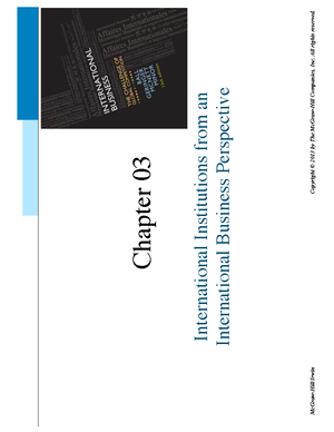 International Business Lecture Notes - International Business Lecture ...