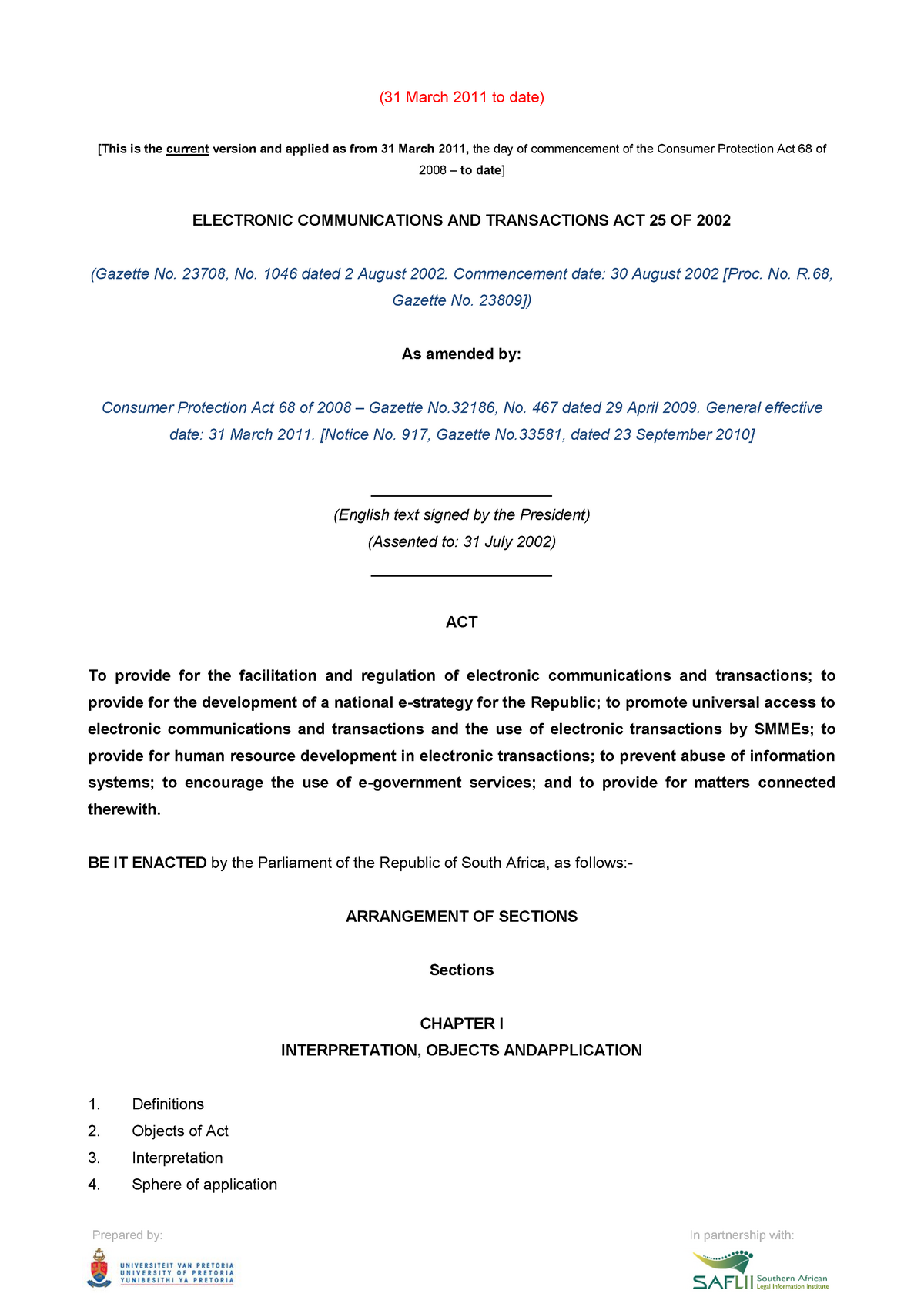 ect-act-25-of-2002-ect-act-25-of-2022-31-march-2011-to-date