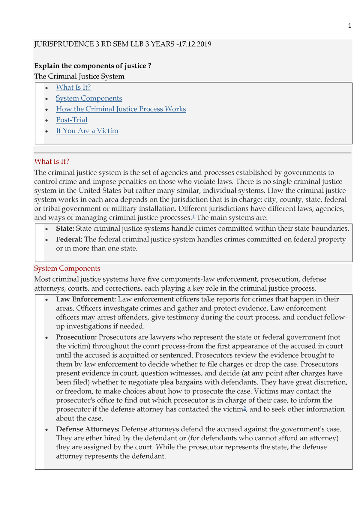 Jurisprudence - LLB 2020/2021 - Llb - KSLU - Studocu