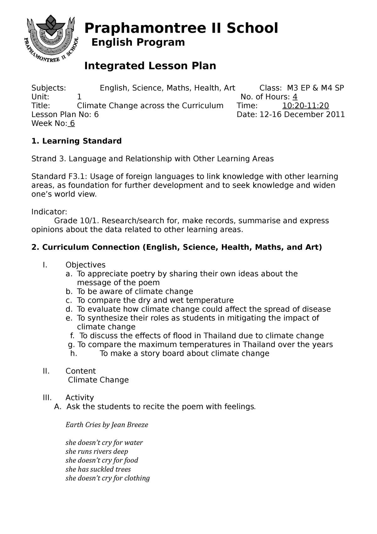 climate-change-lesson-plan-praphamontree-ii-school-english-program