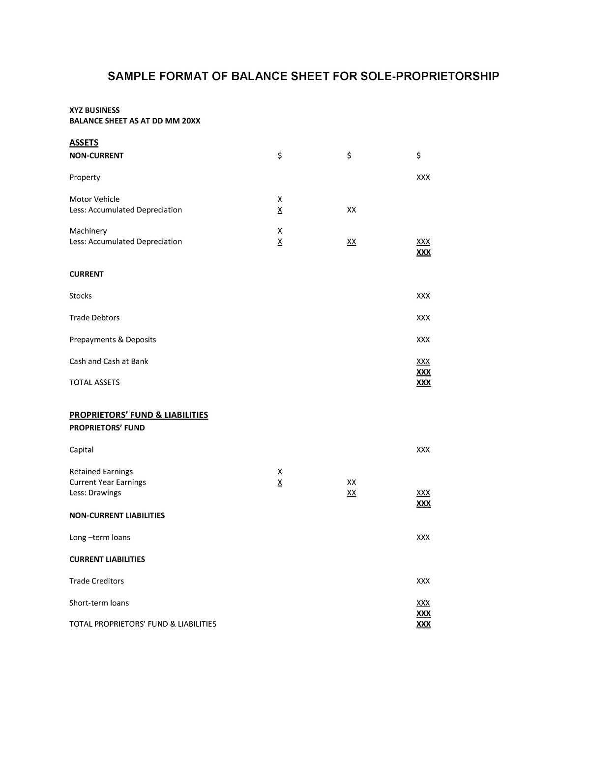 balance-sheet-format-xyz-business-balance-sheet-studocu