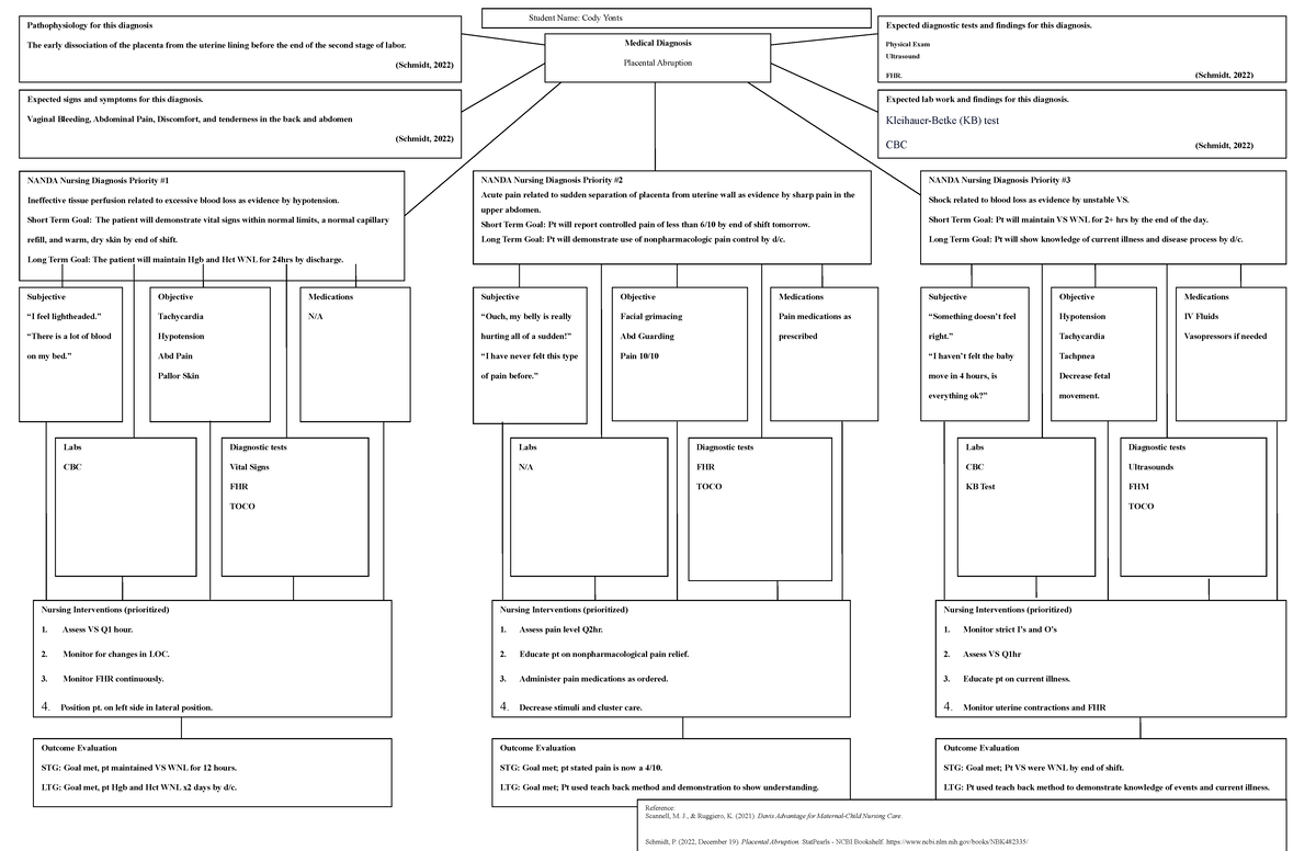 Placental Abruption - [type Text] Reference:scannell, M. J., & Ruggiero 