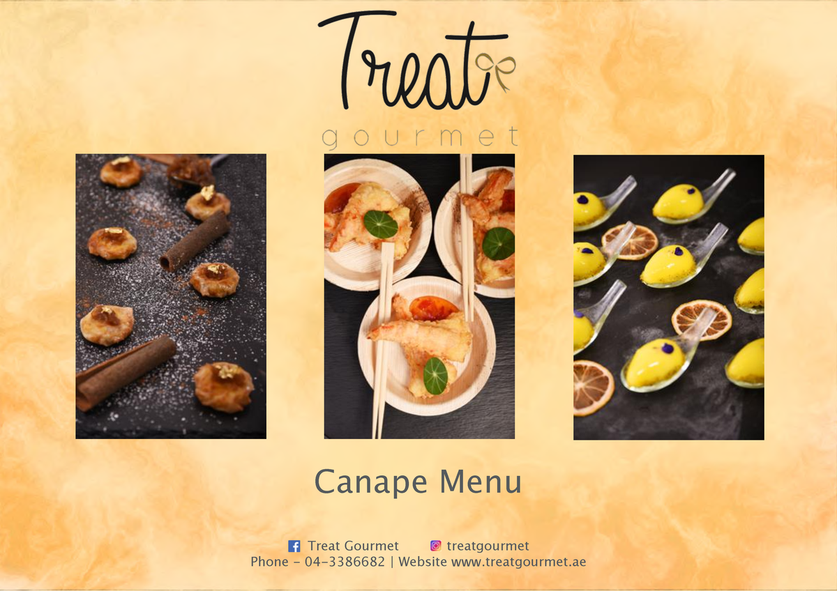 Canape-new - CANAPE - Canape Menu Treat Gourmet treatgourmet Cold ...