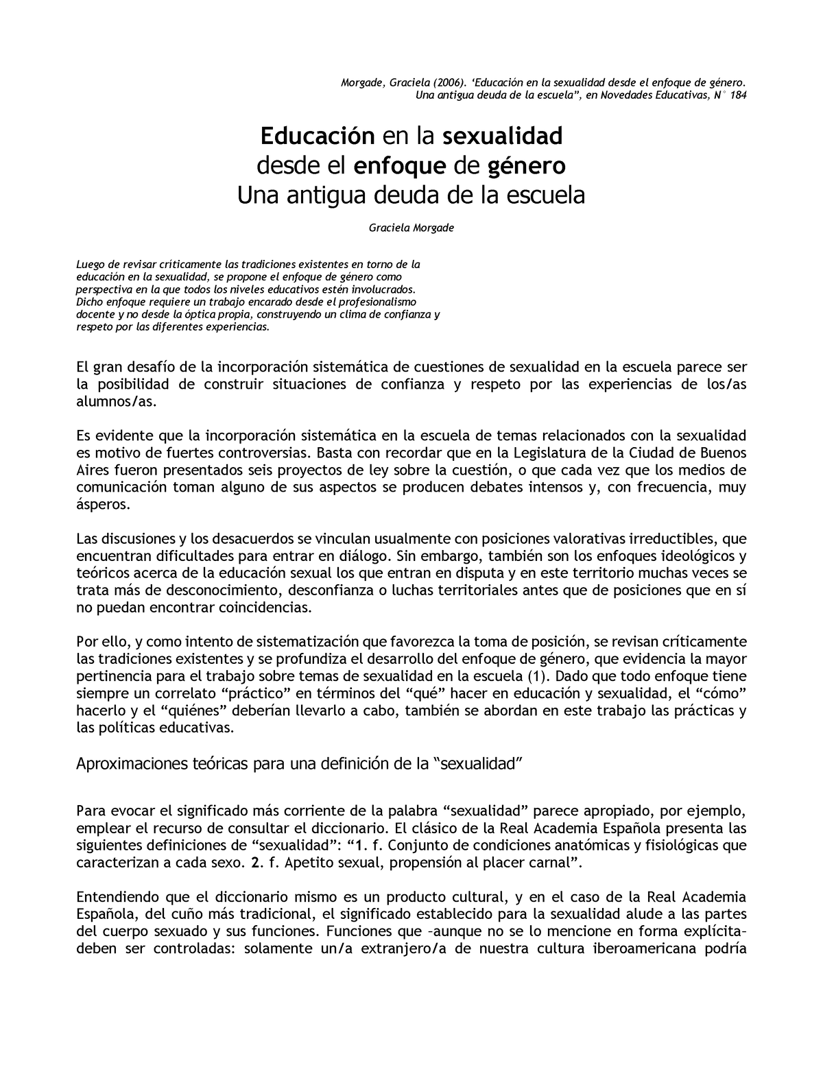 1- Educacion-en-la-sexualidad-desde-el-enfoque-de-genero -G - Morgade ...