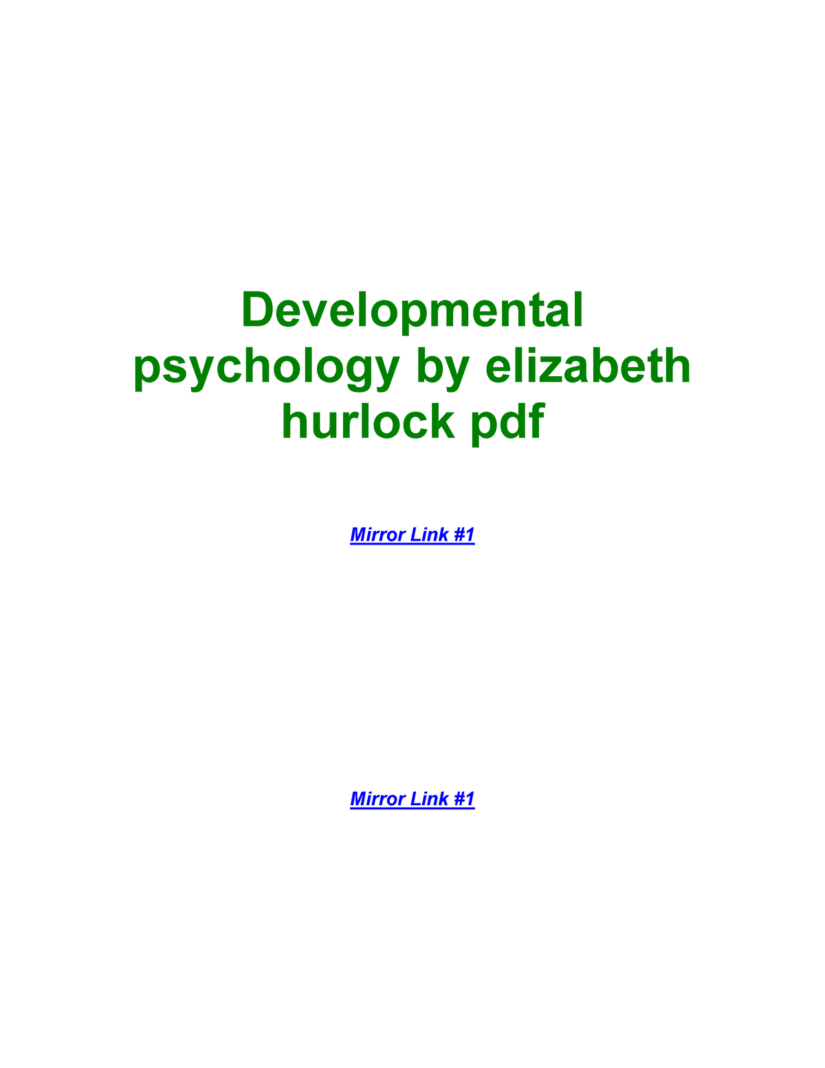 Reference Book- Developmental Psychology - DownloadDevelopmental ...