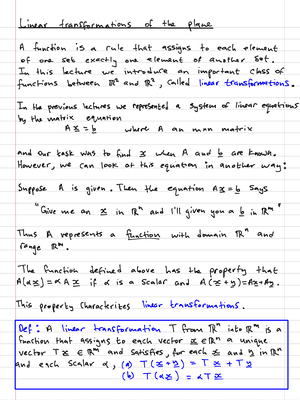 30 Planes - DETAILED NOTES - MAM1032S - Studocu