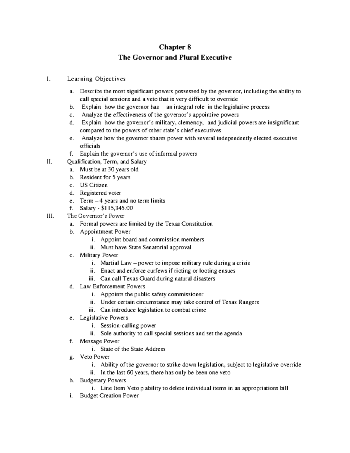 Texas Governor Vs. The Rest: Why A Plural Executive? - h8dgk4o