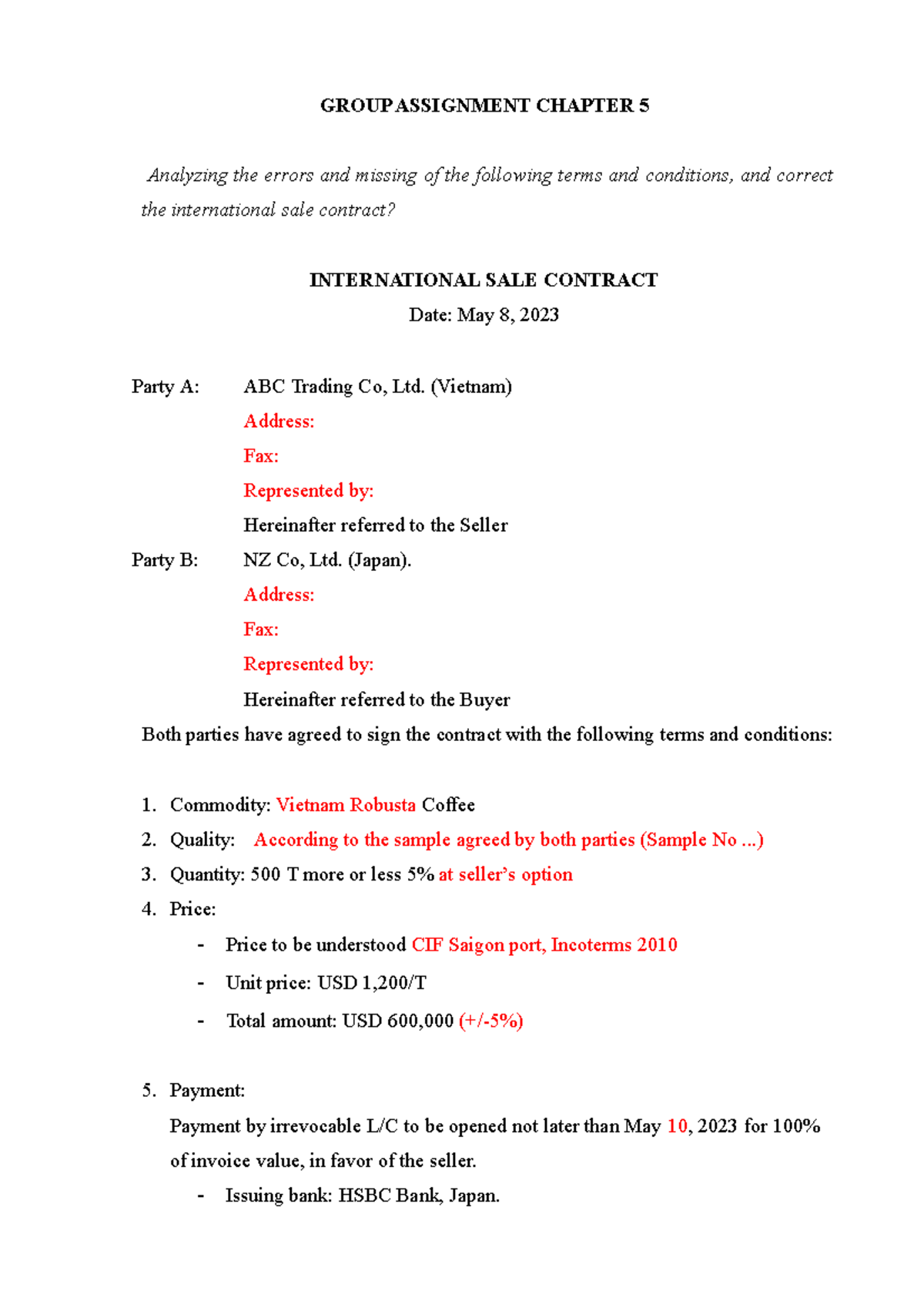 Individual Assignment Chapter 5 (K46 - GROUP ASSIGNMENT CHAPTER 5 ...