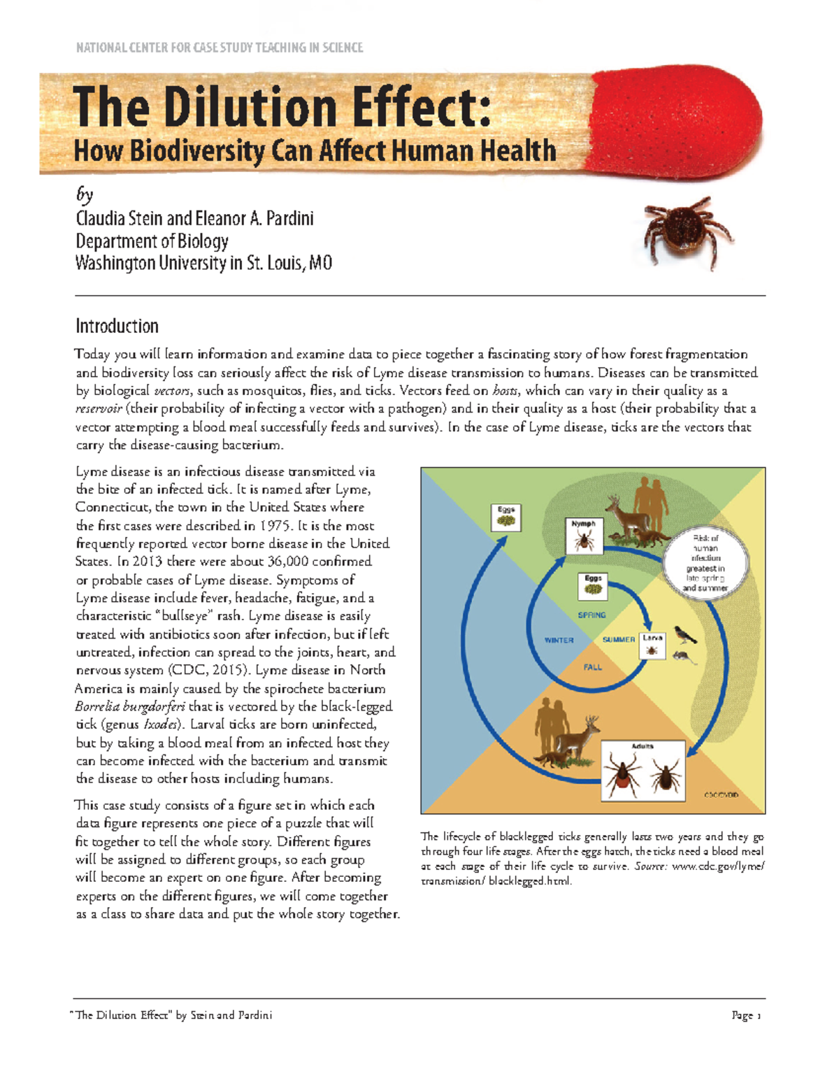 Dilution effect2 Assignment “The Dilution Effect” by Stein